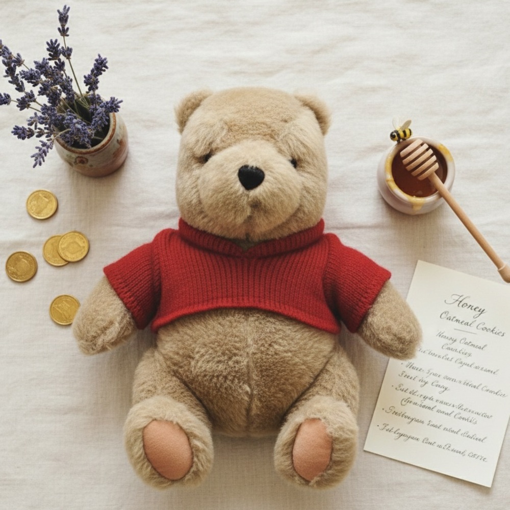 Vintage Winnie the Pooh Bear – Classic Charm from a Simpler Time